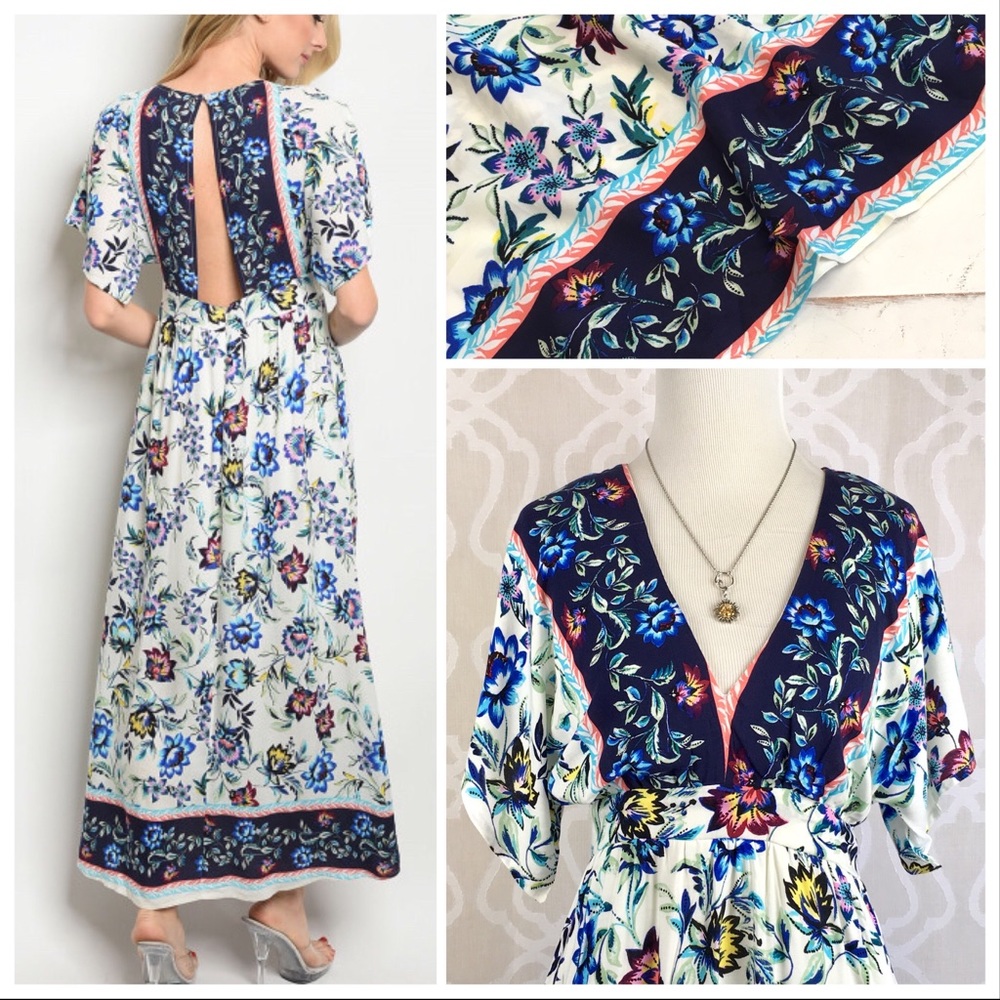 Wildflower Farmhouse Prairie Maxi Dress - Picture 8 of 8